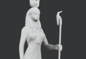 3D Art: Isis Statue