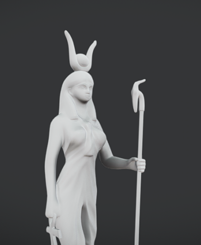 3D Art: Isis Statue